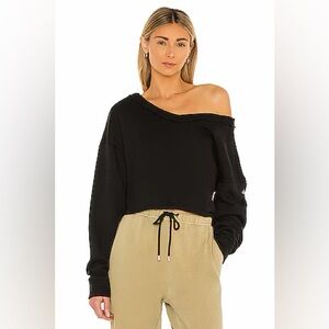 ALO Yoga Prima Off-the-Shoulder Pullover, XS